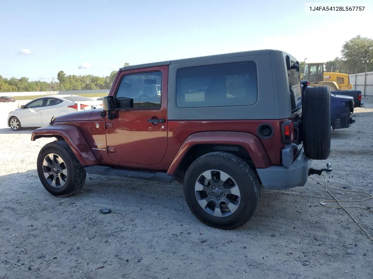 2008 Jeep Wrangler Sahara VIN: 1J4FA54128L567757 Lot: 60621554