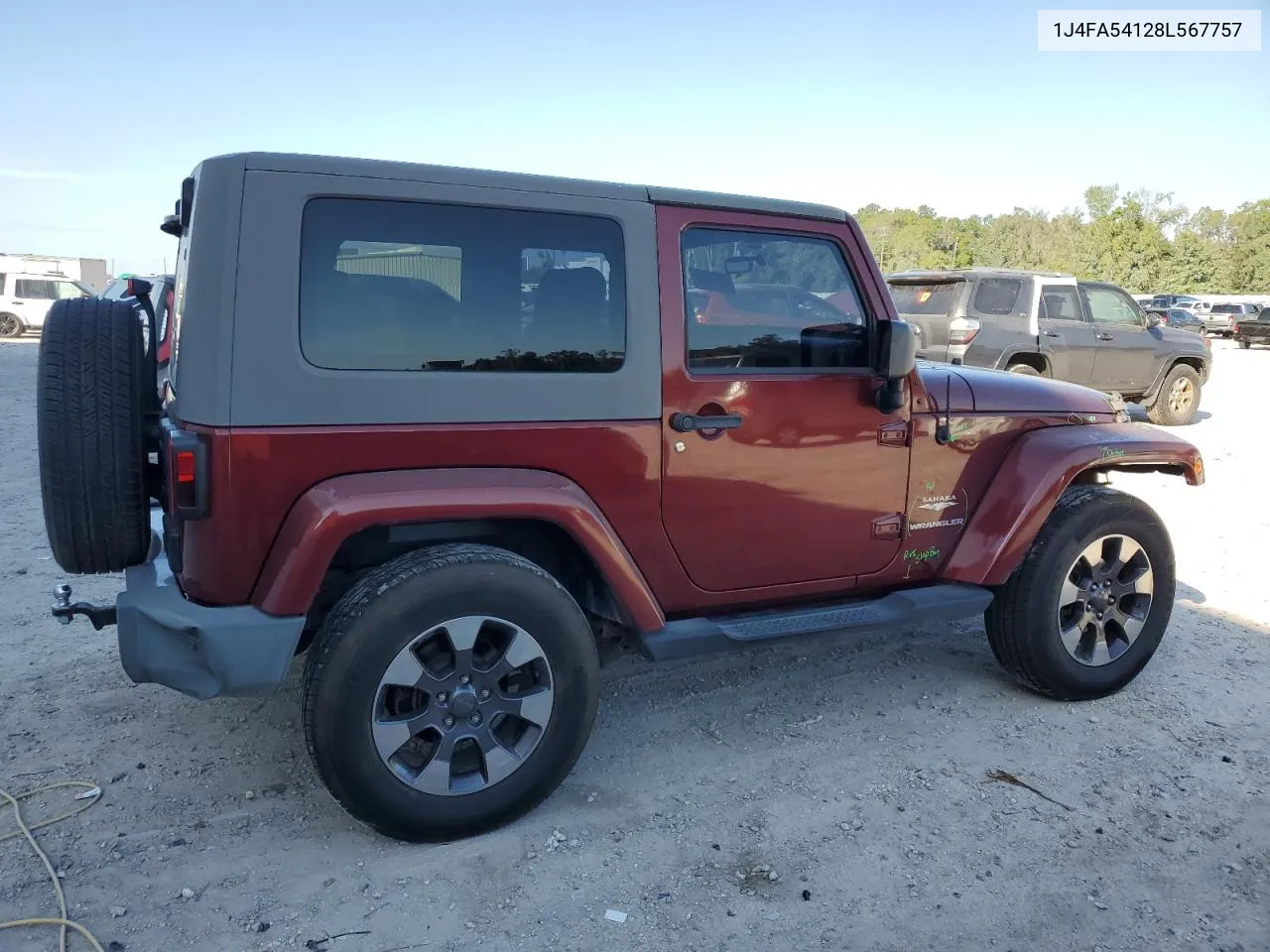 2008 Jeep Wrangler Sahara VIN: 1J4FA54128L567757 Lot: 60621554