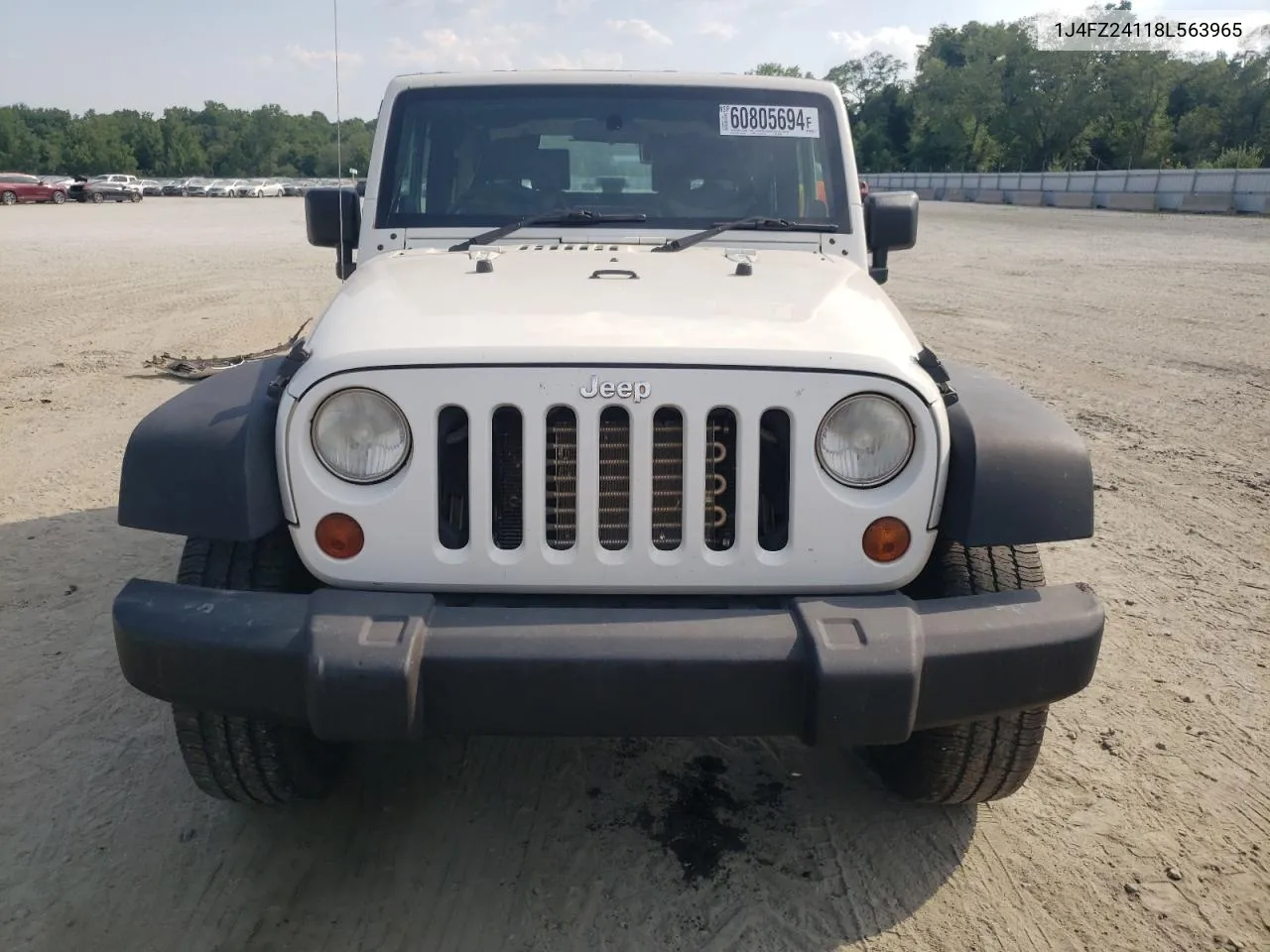 2008 Jeep Wrangler X VIN: 1J4FZ24118L563965 Lot: 60805694