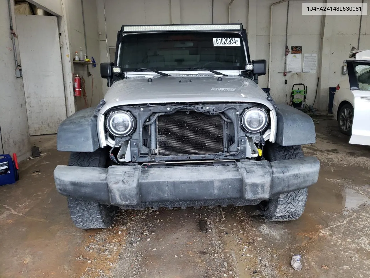 2008 Jeep Wrangler X VIN: 1J4FA24148L630081 Lot: 61020934