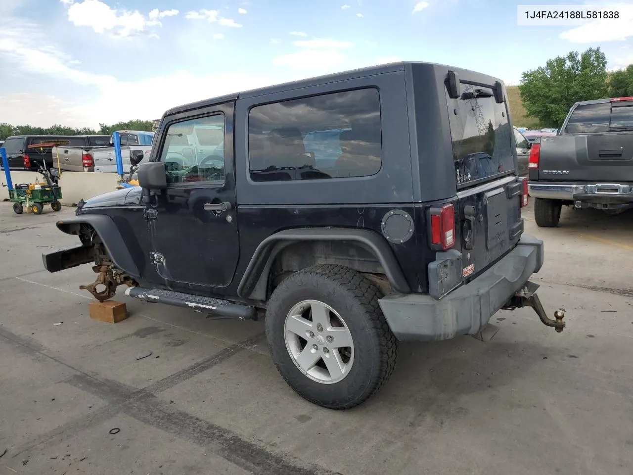 2008 Jeep Wrangler X VIN: 1J4FA24188L581838 Lot: 61265914