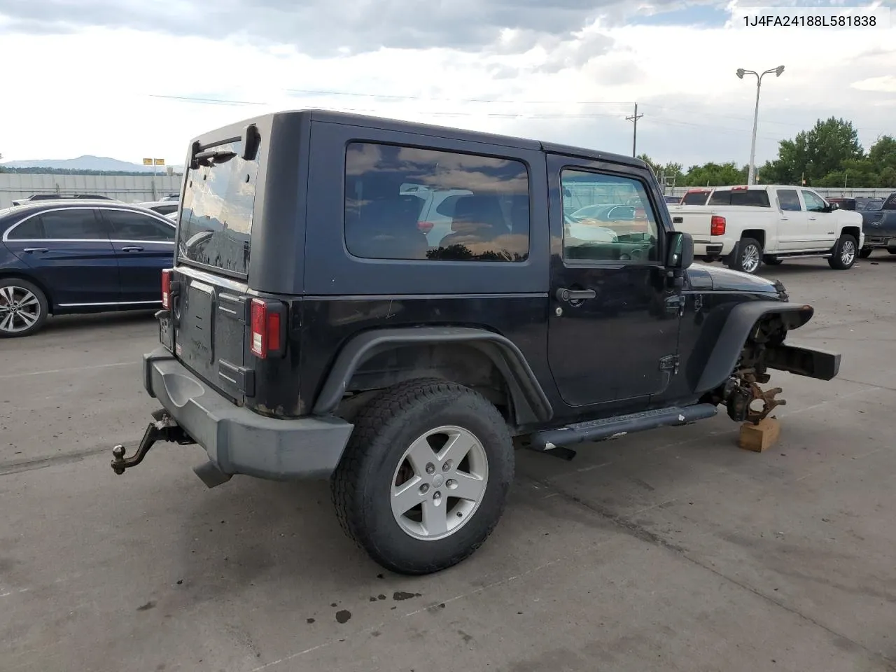 2008 Jeep Wrangler X VIN: 1J4FA24188L581838 Lot: 61265914