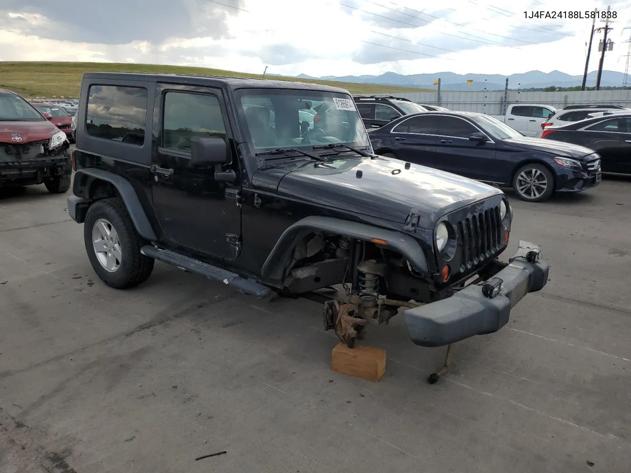 2008 Jeep Wrangler X VIN: 1J4FA24188L581838 Lot: 61265914