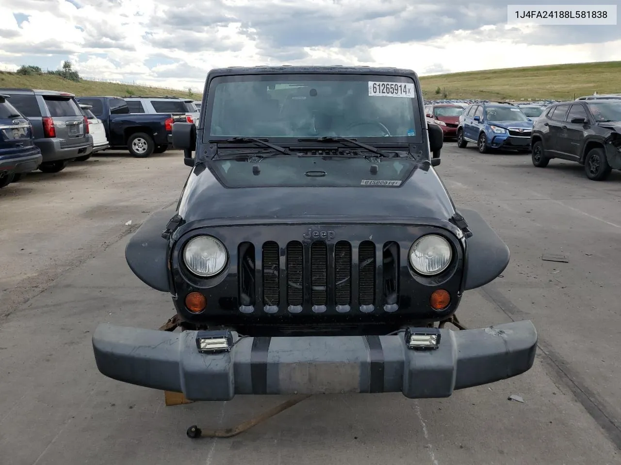 2008 Jeep Wrangler X VIN: 1J4FA24188L581838 Lot: 61265914