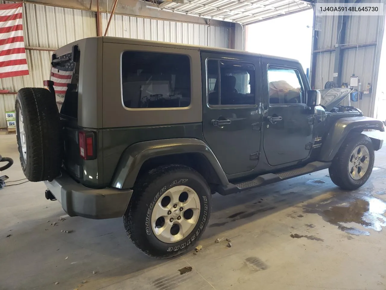 1J4GA59148L645730 2008 Jeep Wrangler Unlimited Sahara