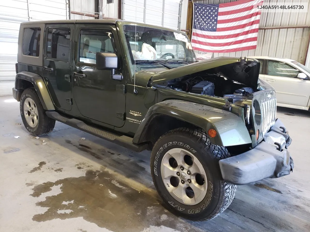 1J4GA59148L645730 2008 Jeep Wrangler Unlimited Sahara