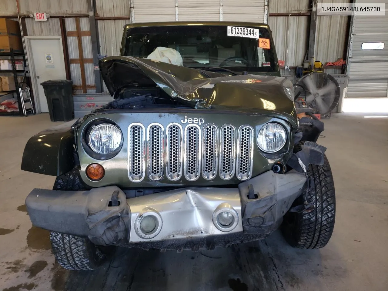 1J4GA59148L645730 2008 Jeep Wrangler Unlimited Sahara