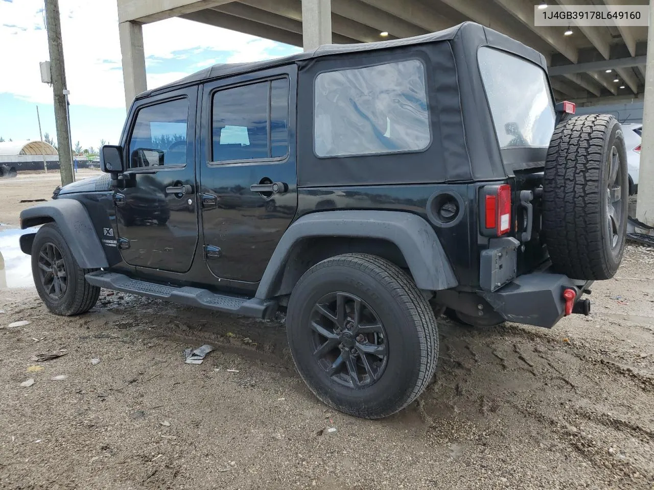 2008 Jeep Wrangler Unlimited X VIN: 1J4GB39178L649160 Lot: 61405024