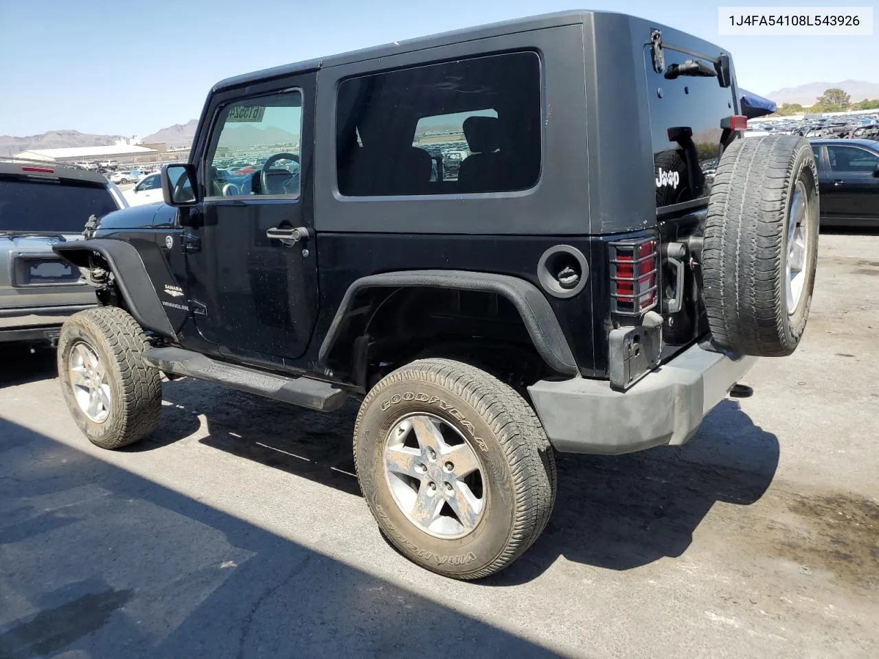 1J4FA54108L543926 2008 Jeep Wrangler Sahara