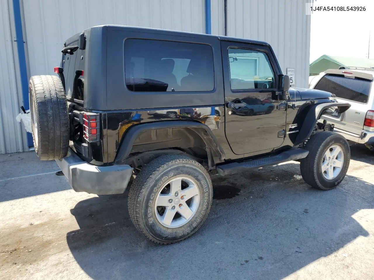 2008 Jeep Wrangler Sahara VIN: 1J4FA54108L543926 Lot: 61552434