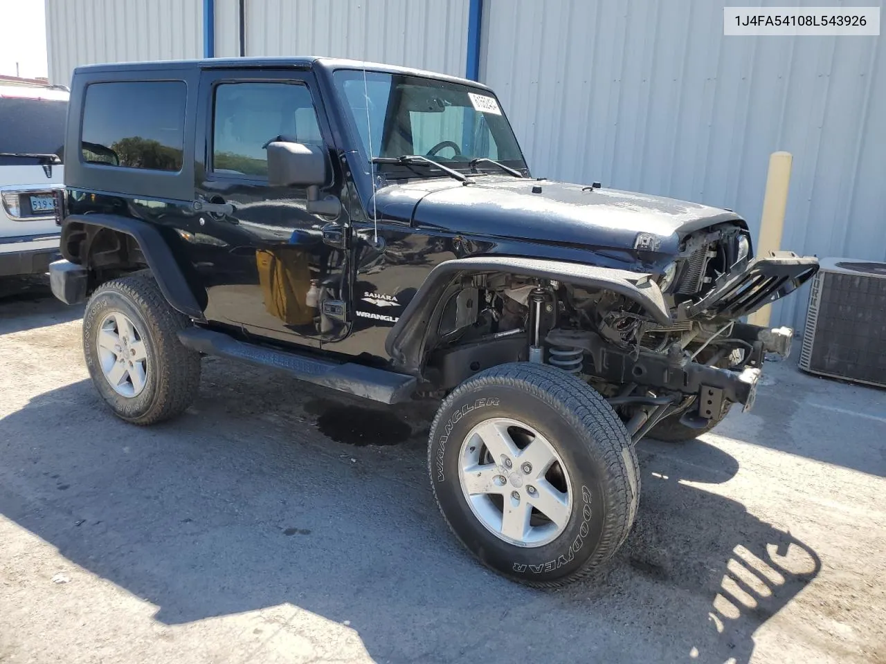 1J4FA54108L543926 2008 Jeep Wrangler Sahara