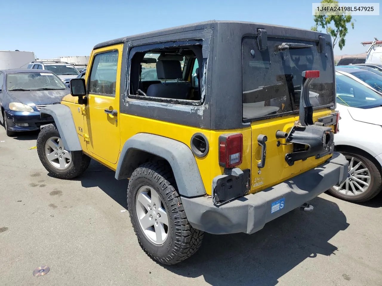 1J4FA24198L547925 2008 Jeep Wrangler X