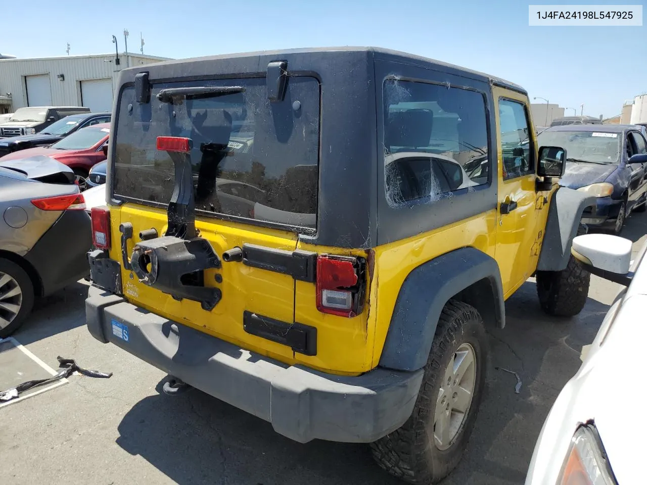 1J4FA24198L547925 2008 Jeep Wrangler X