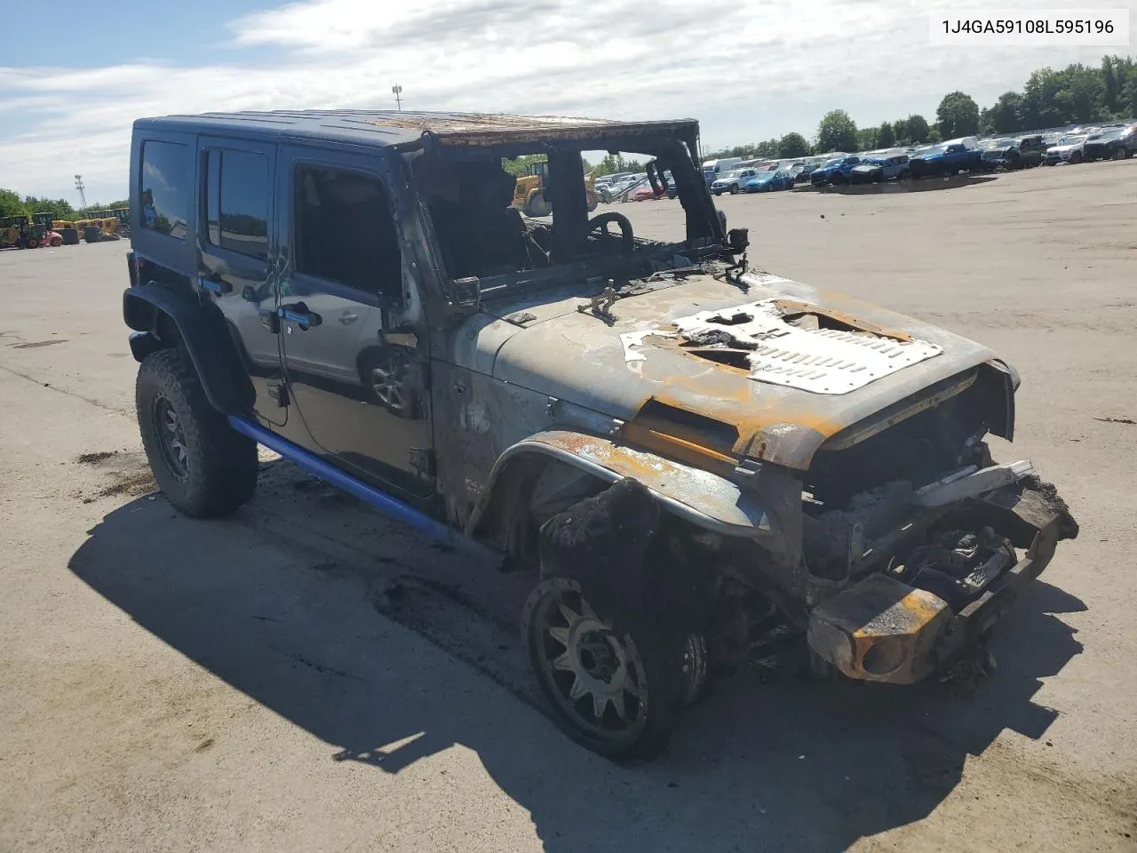 2008 Jeep Wrangler Unlimited Sahara VIN: 1J4GA59108L595196 Lot: 62715764