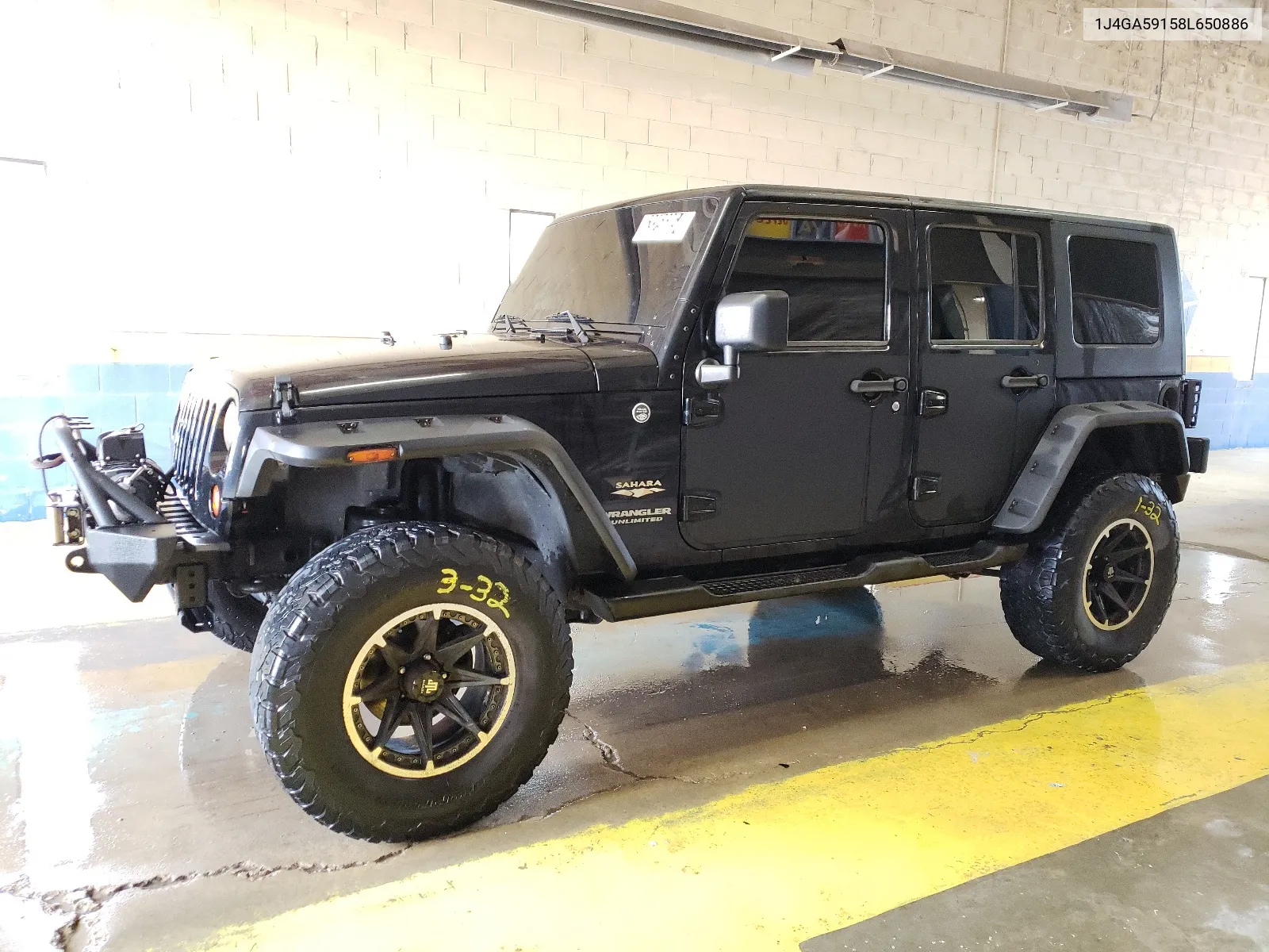 1J4GA59158L650886 2008 Jeep Wrangler Unlimited Sahara