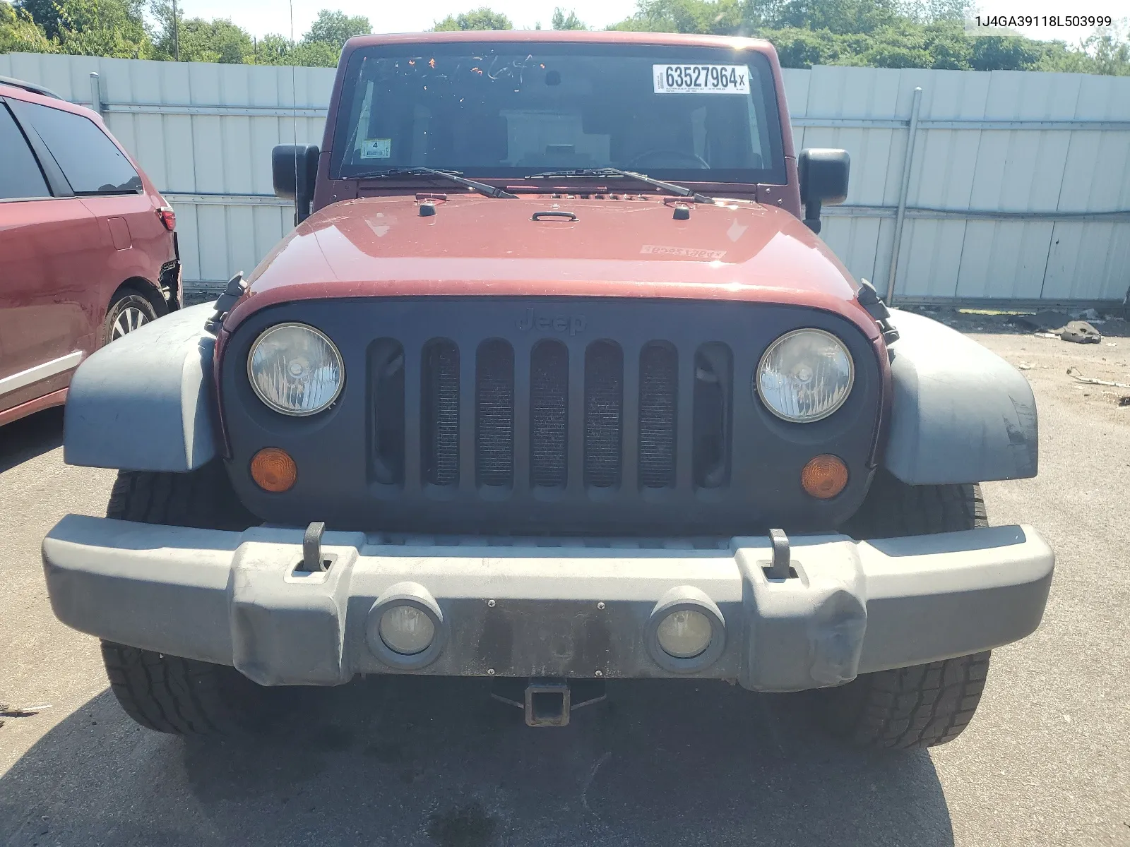 1J4GA39118L503999 2008 Jeep Wrangler Unlimited X