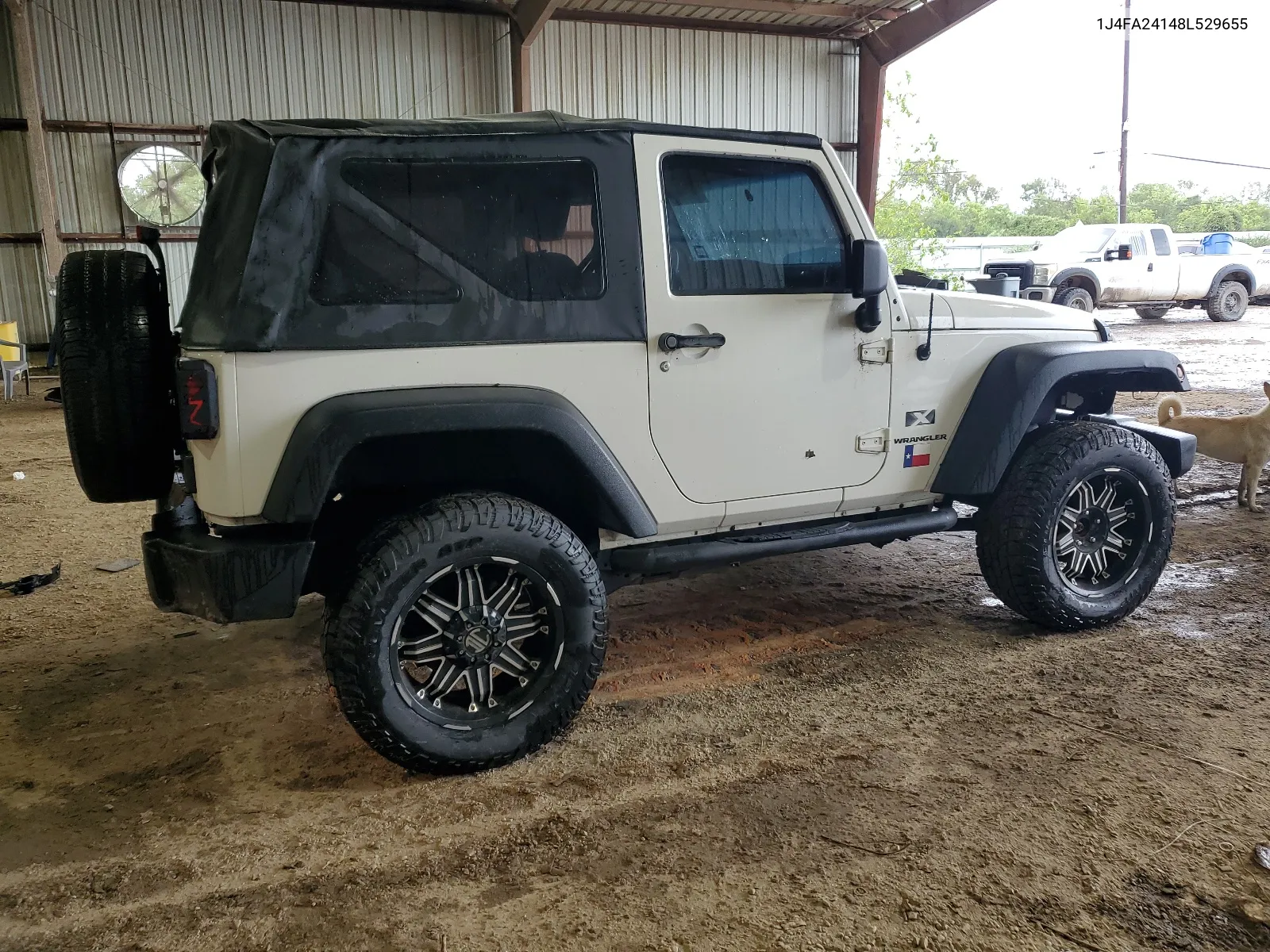 2008 Jeep Wrangler X VIN: 1J4FA24148L529655 Lot: 64837834