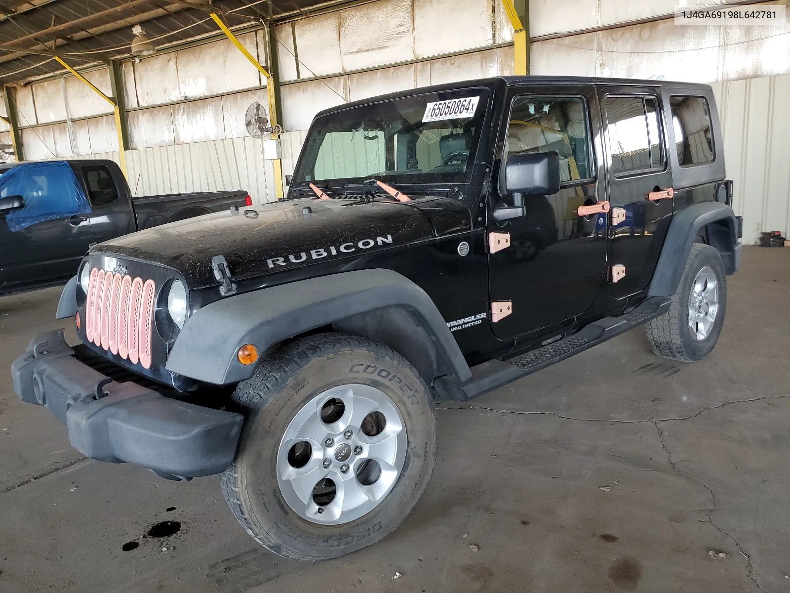 1J4GA69198L642781 2008 Jeep Wrangler Unlimited Rubicon