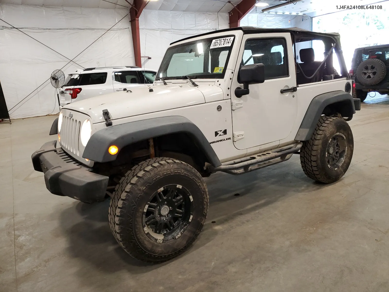 1J4FA24108L648108 2008 Jeep Wrangler X