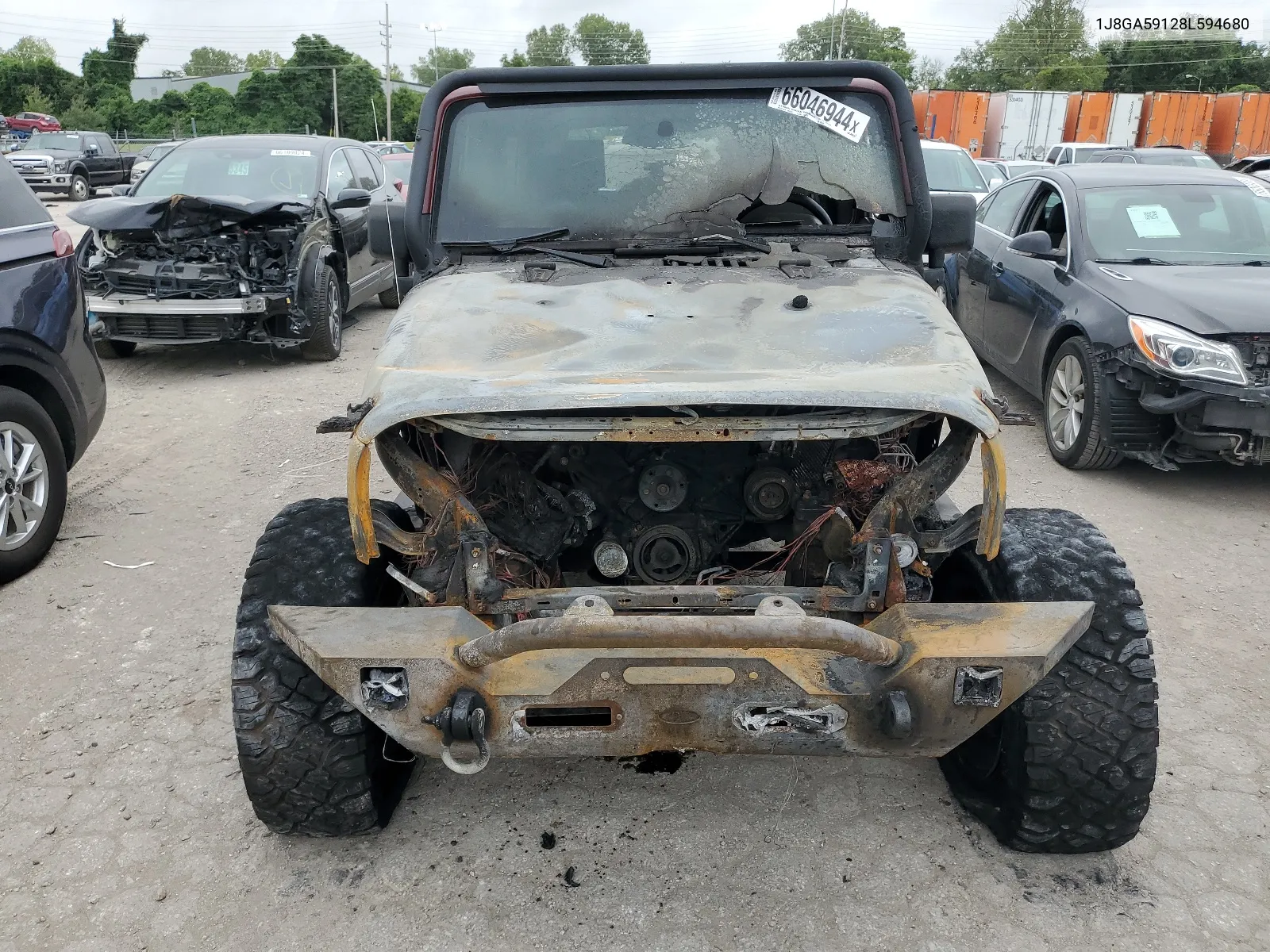 1J8GA59128L594680 2008 Jeep Wrangler Unlimited Sahara