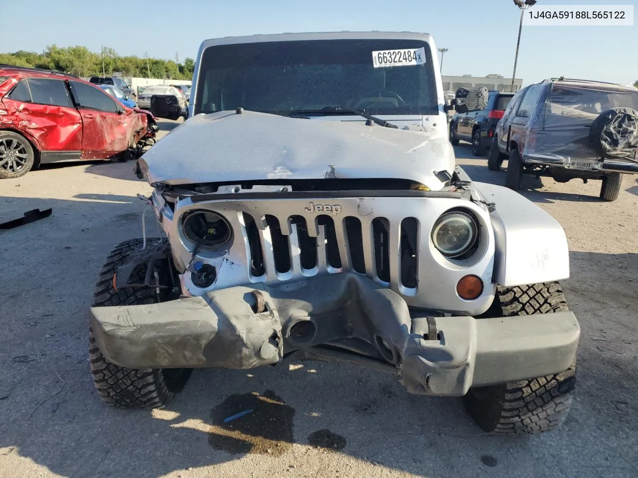 2008 Jeep Wrangler Unlimited Sahara VIN: 1J4GA59188L565122 Lot: 66322484