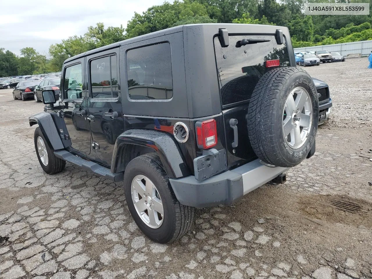 2008 Jeep Wrangler Unlimited Sahara VIN: 1J4GA591X8L553599 Lot: 66747914