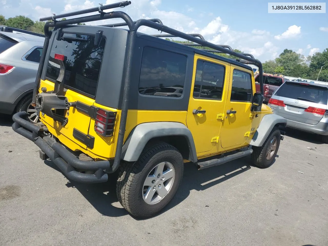 2008 Jeep Wrangler Unlimited X VIN: 1J8GA39128L562882 Lot: 68133414