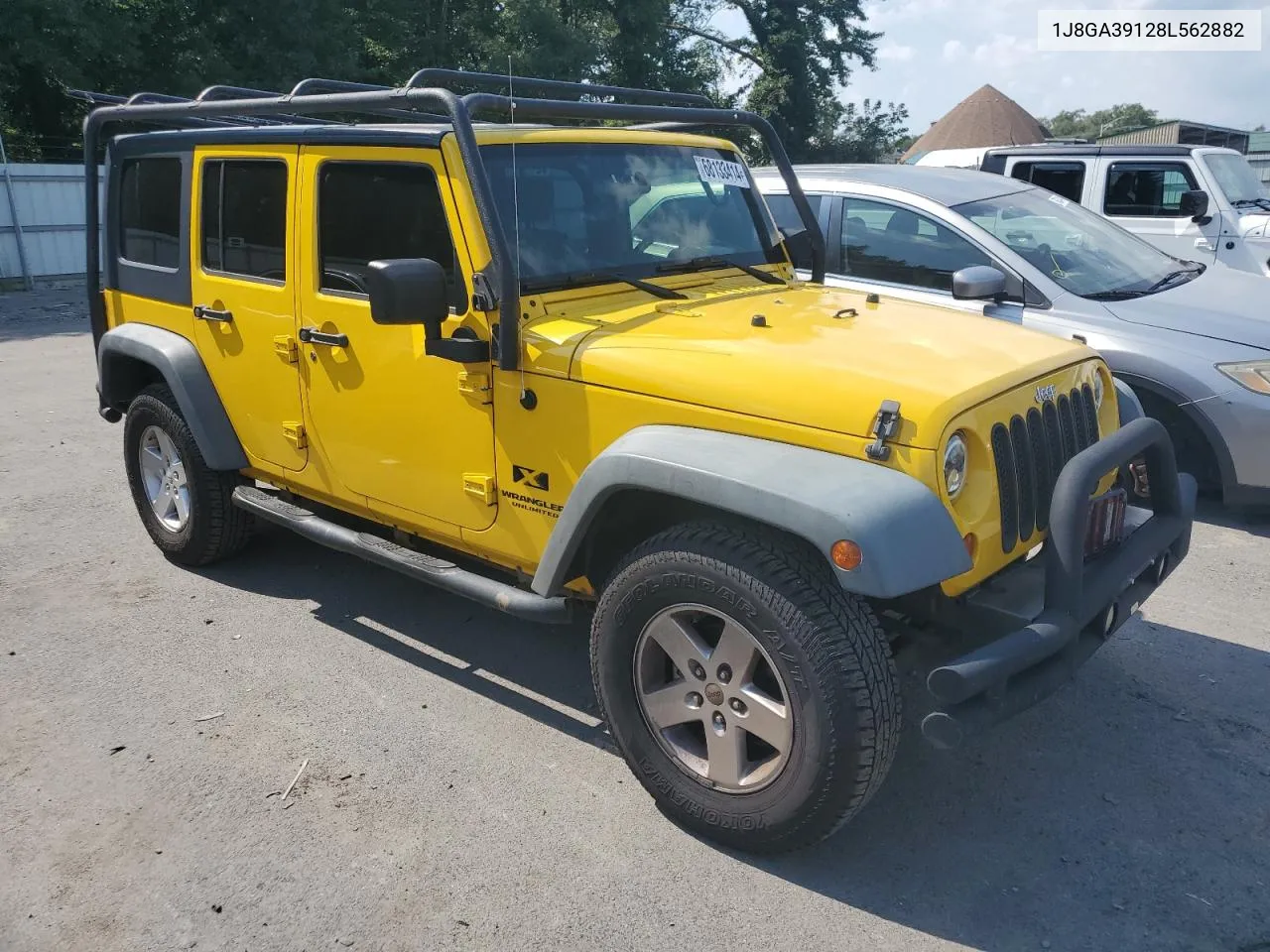 2008 Jeep Wrangler Unlimited X VIN: 1J8GA39128L562882 Lot: 68133414