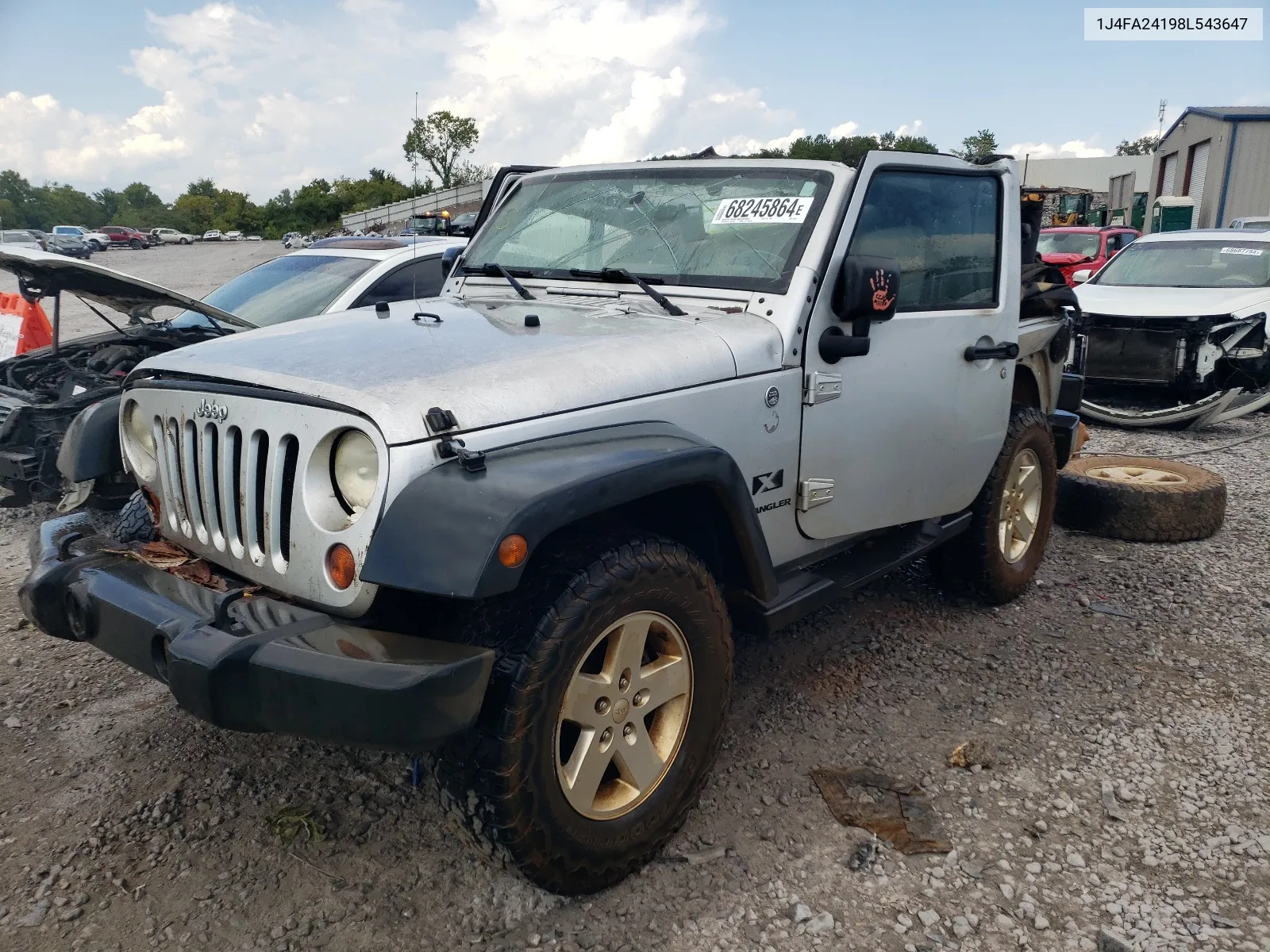 1J4FA24198L543647 2008 Jeep Wrangler X