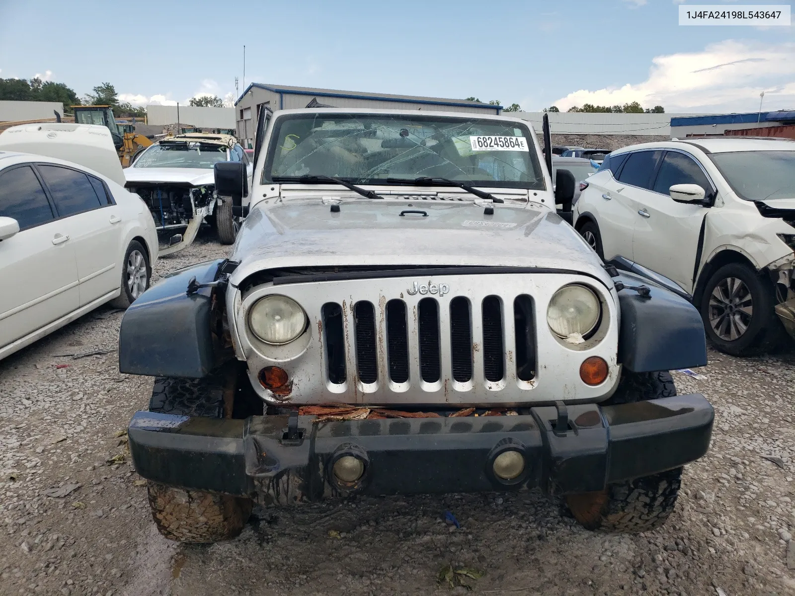 2008 Jeep Wrangler X VIN: 1J4FA24198L543647 Lot: 68245864