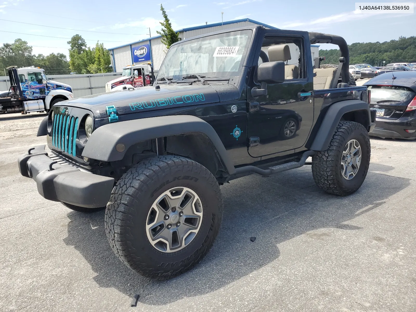 1J4GA64138L536950 2008 Jeep Wrangler Rubicon