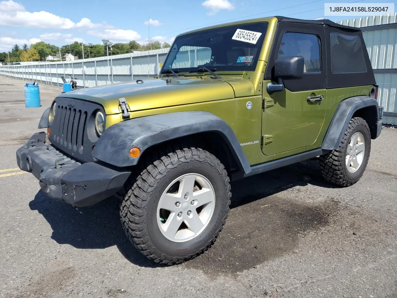 2008 Jeep Wrangler X VIN: 1J8FA24158L529047 Lot: 68545524