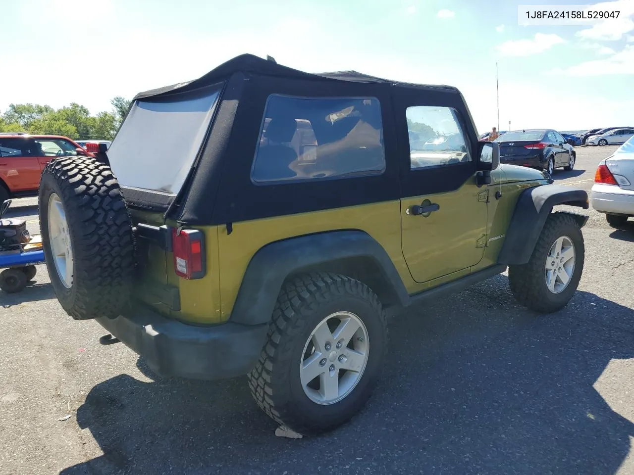 2008 Jeep Wrangler X VIN: 1J8FA24158L529047 Lot: 68545524