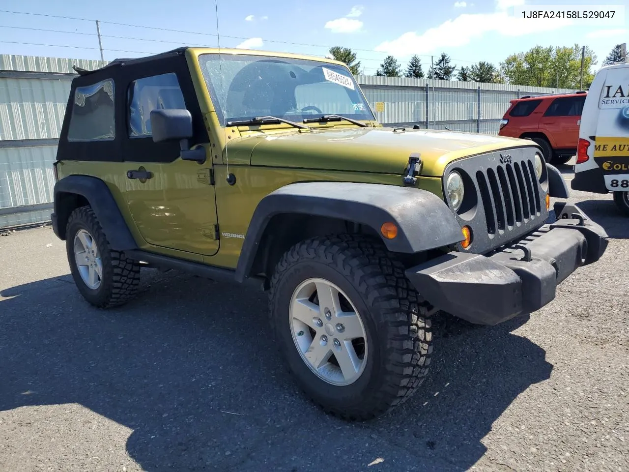 2008 Jeep Wrangler X VIN: 1J8FA24158L529047 Lot: 68545524