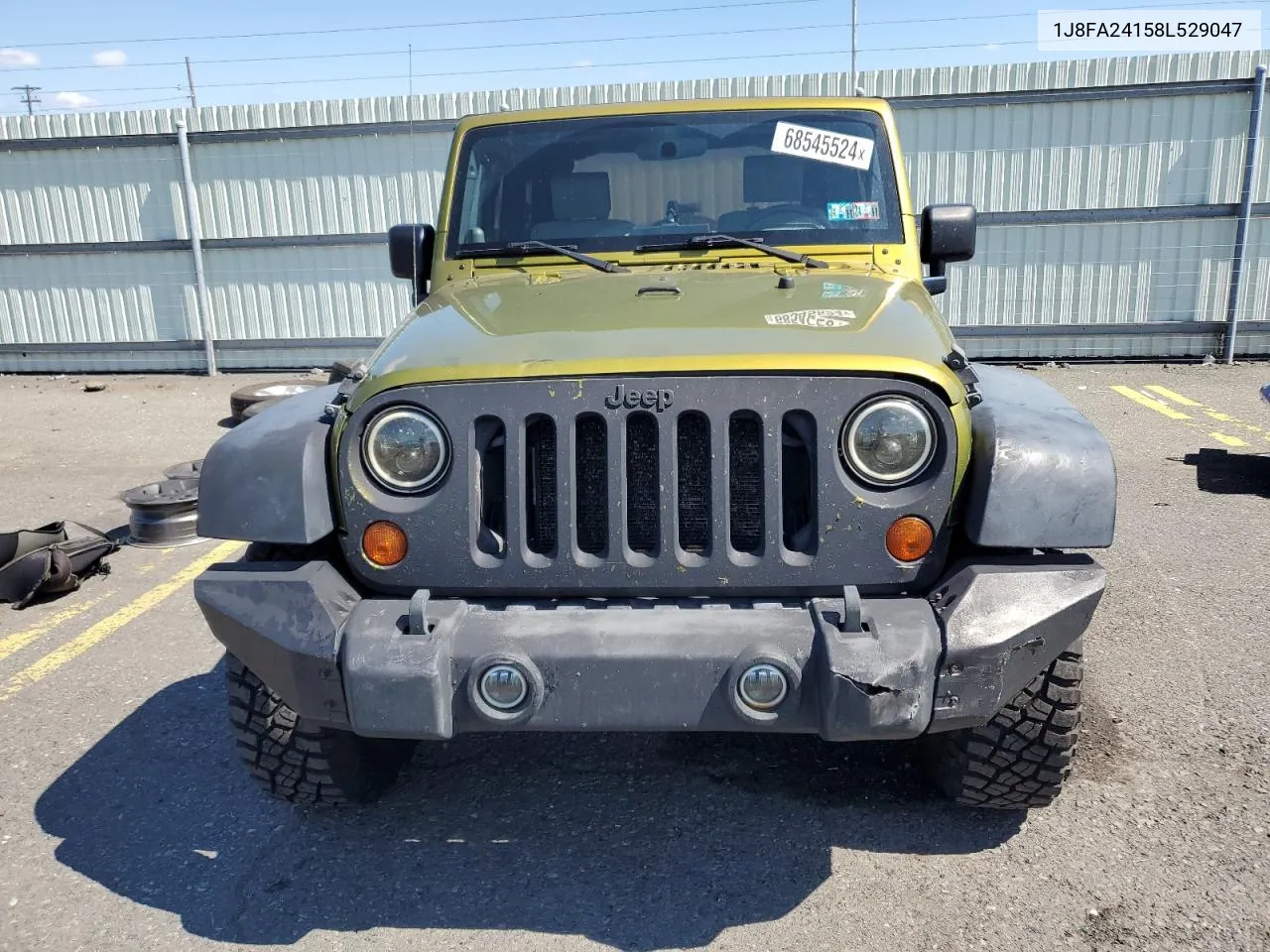 2008 Jeep Wrangler X VIN: 1J8FA24158L529047 Lot: 68545524