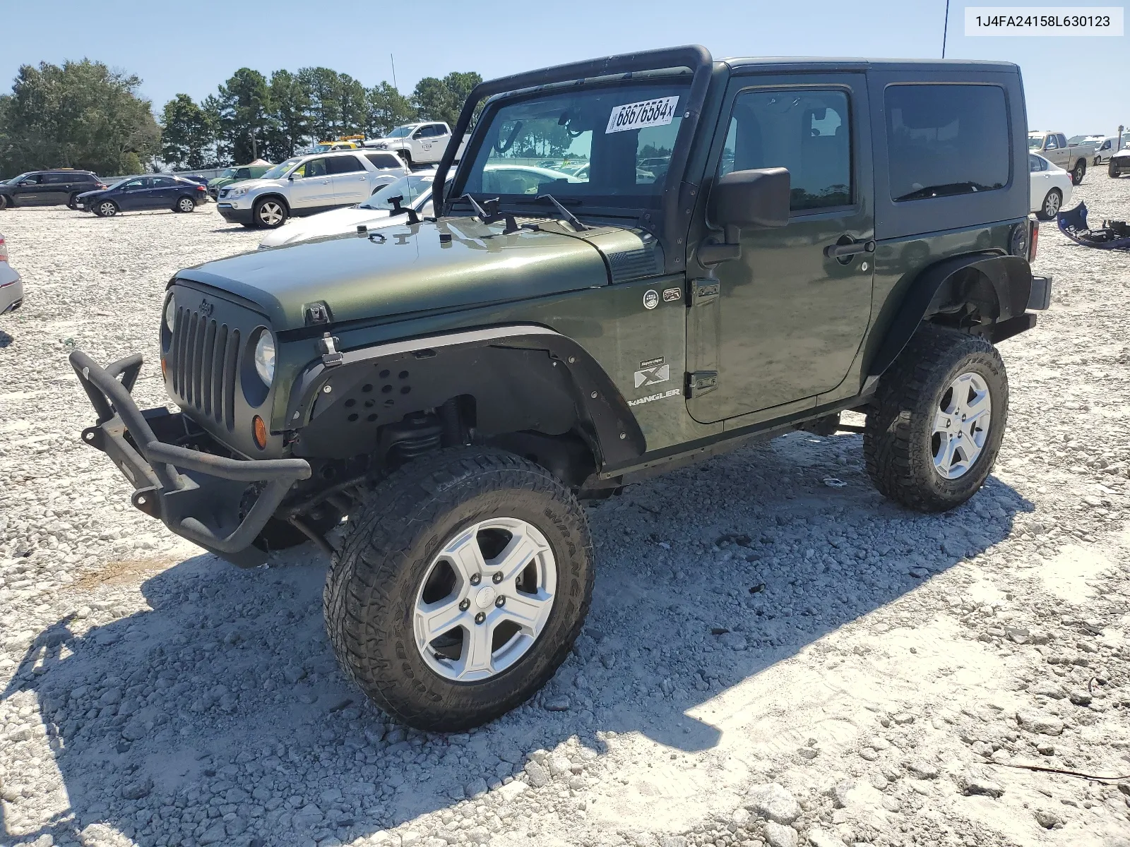 2008 Jeep Wrangler X VIN: 1J4FA24158L630123 Lot: 68676584