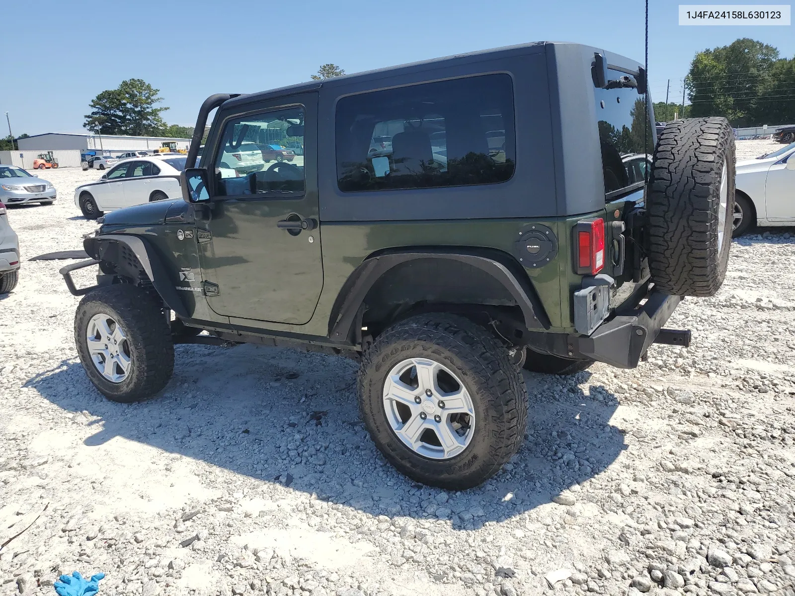 2008 Jeep Wrangler X VIN: 1J4FA24158L630123 Lot: 68676584