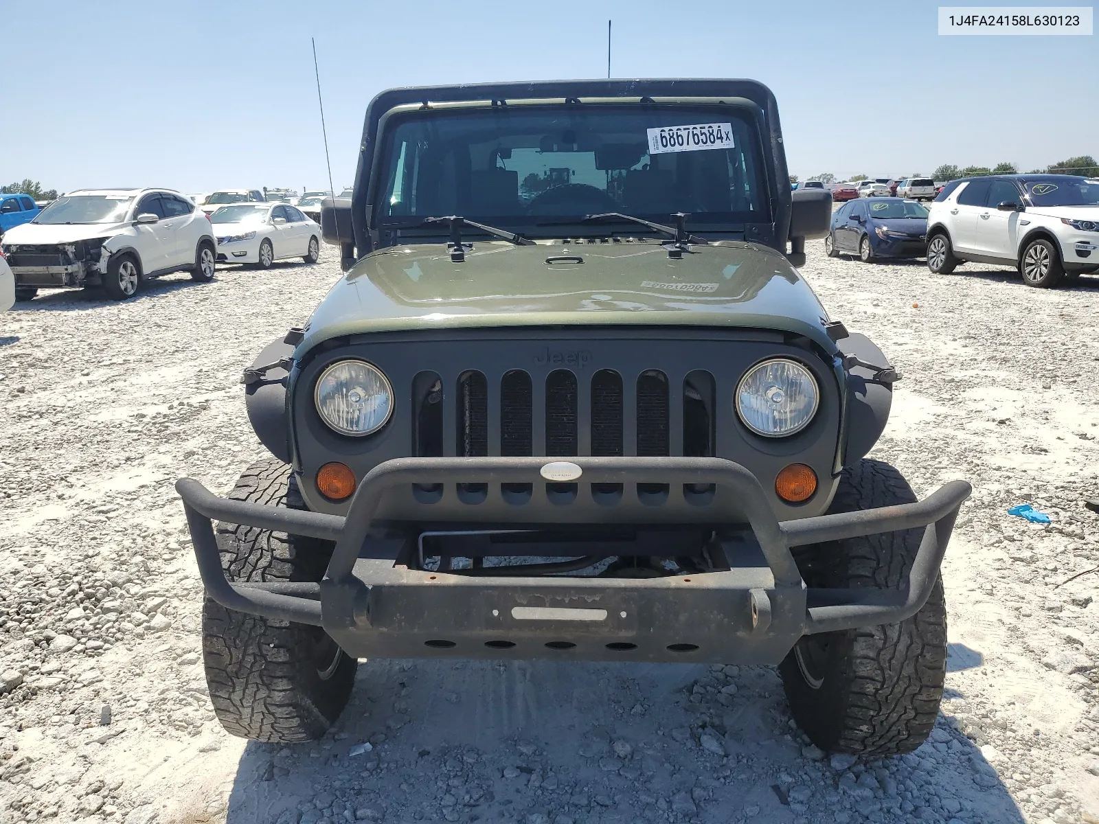 2008 Jeep Wrangler X VIN: 1J4FA24158L630123 Lot: 68676584