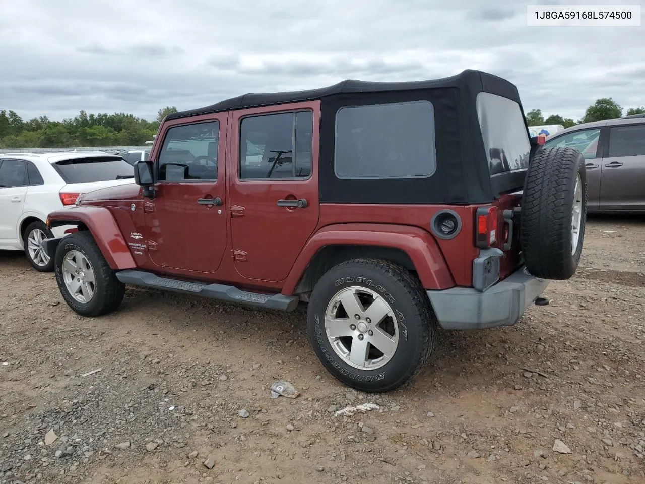 2008 Jeep Wrangler Unlimited Sahara VIN: 1J8GA59168L574500 Lot: 68808934