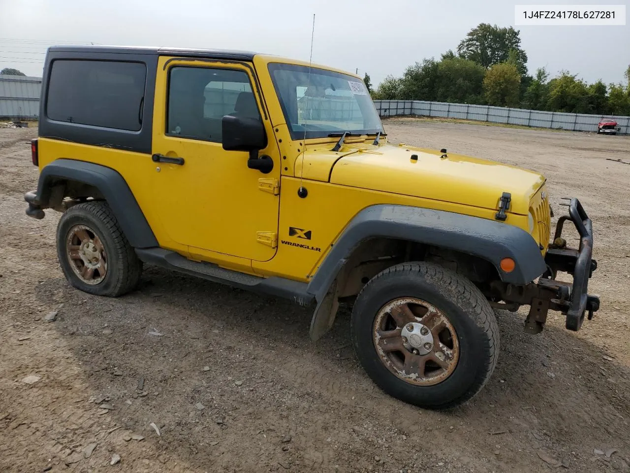 2008 Jeep Wrangler X VIN: 1J4FZ24178L627281 Lot: 69429804