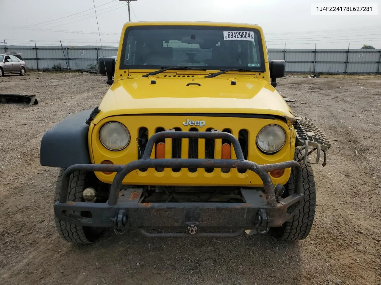 2008 Jeep Wrangler X VIN: 1J4FZ24178L627281 Lot: 69429804