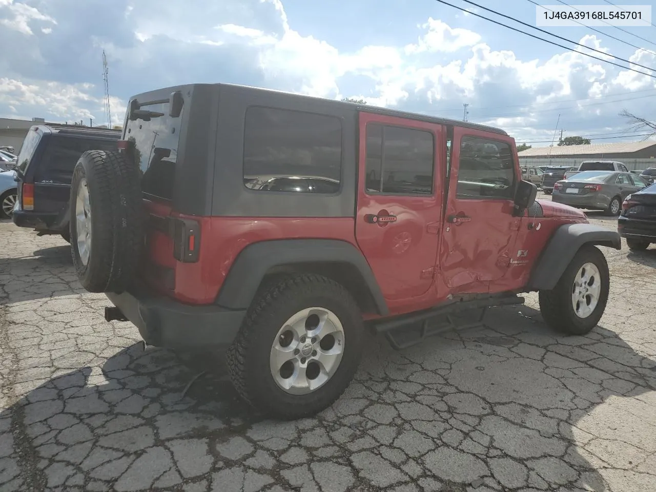 2008 Jeep Wrangler Unlimited X VIN: 1J4GA39168L545701 Lot: 69582164