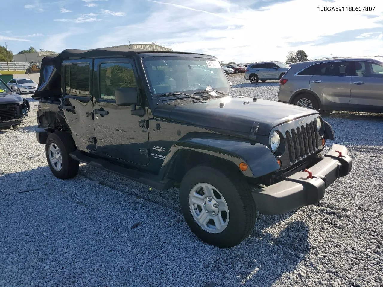 2008 Jeep Wrangler Unlimited Sahara VIN: 1J8GA59118L607807 Lot: 69889284