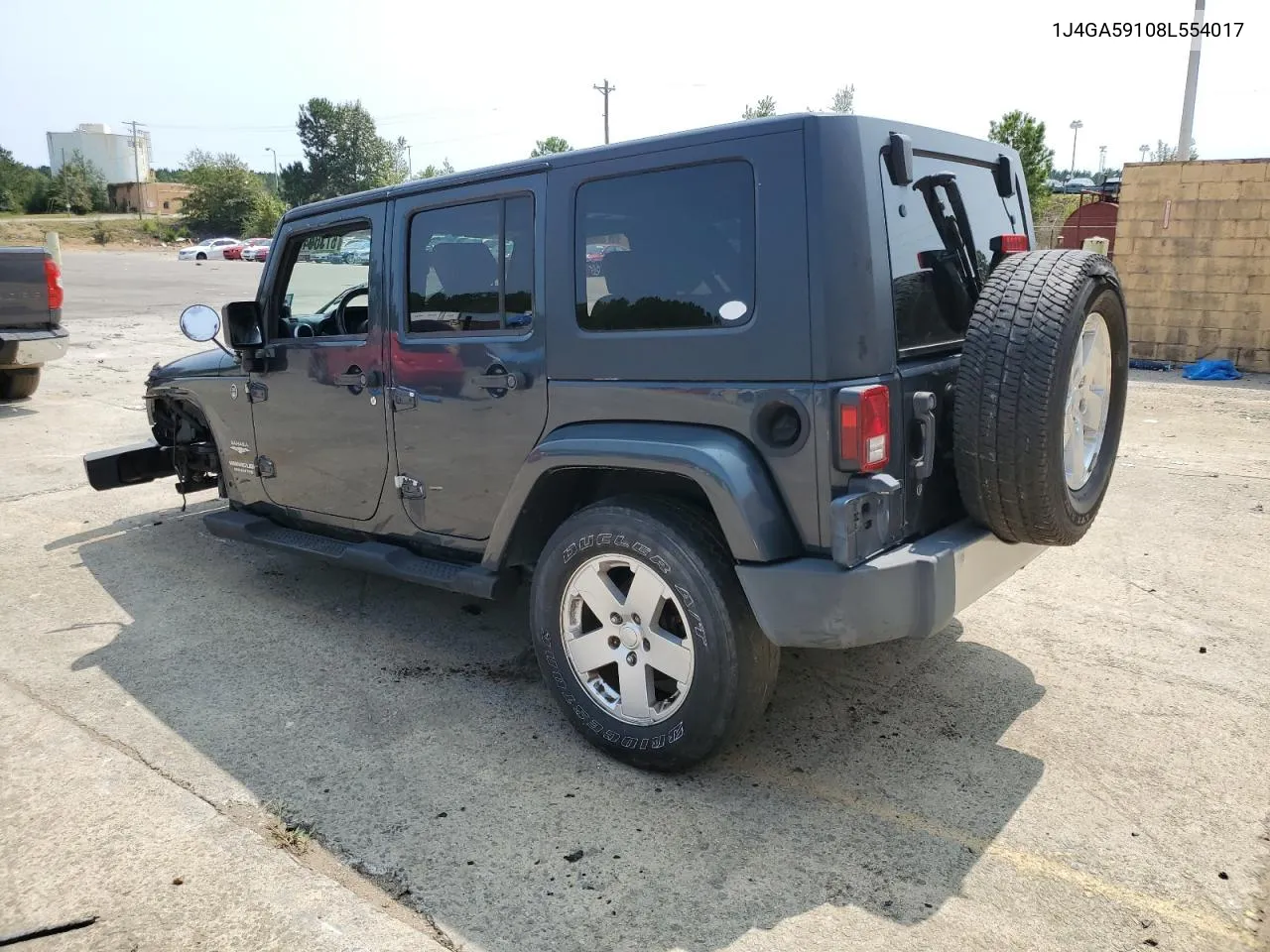 2008 Jeep Wrangler Unlimited Sahara VIN: 1J4GA59108L554017 Lot: 71154454