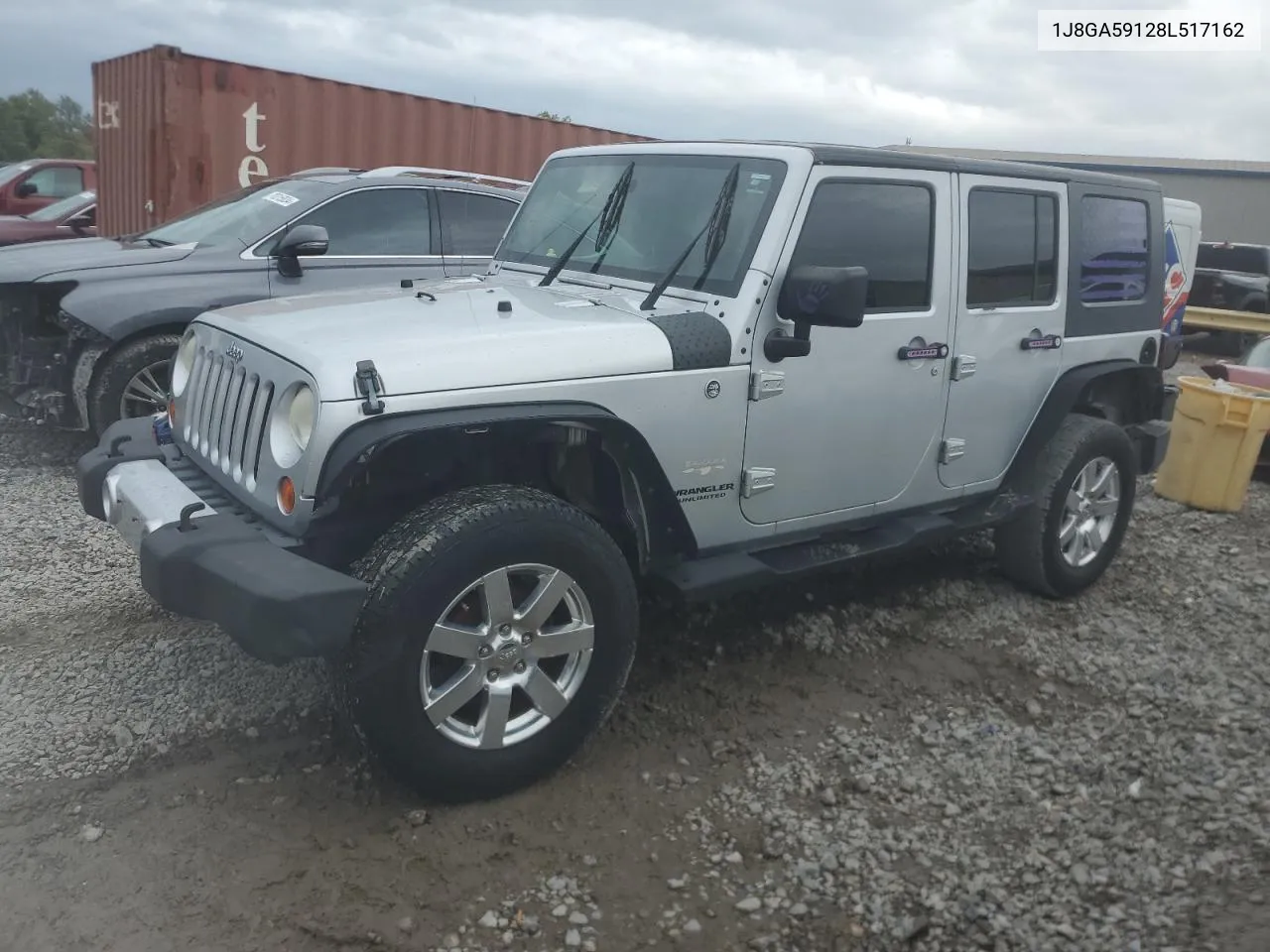 1J8GA59128L517162 2008 Jeep Wrangler Unlimited Sahara