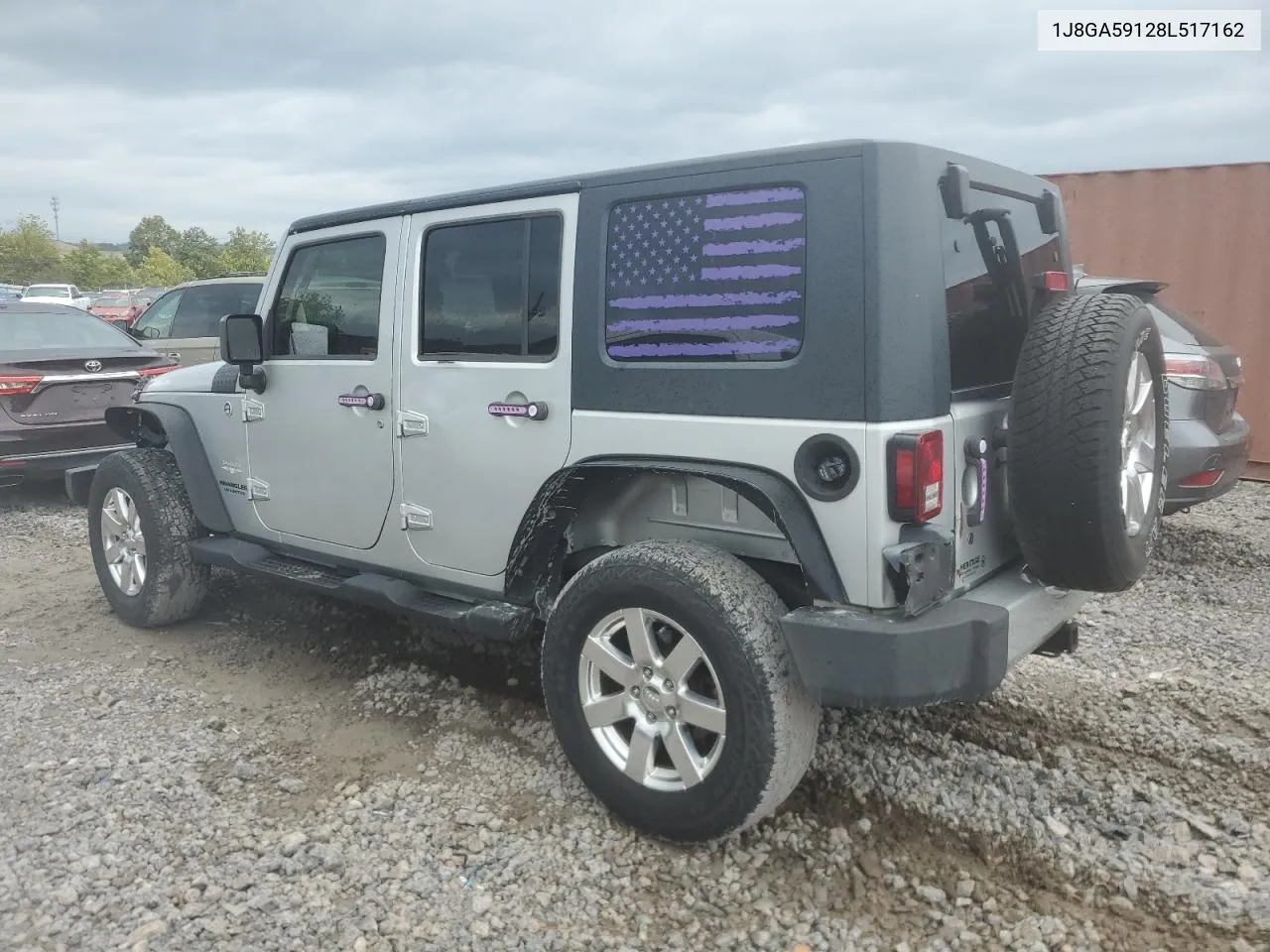 2008 Jeep Wrangler Unlimited Sahara VIN: 1J8GA59128L517162 Lot: 71540324