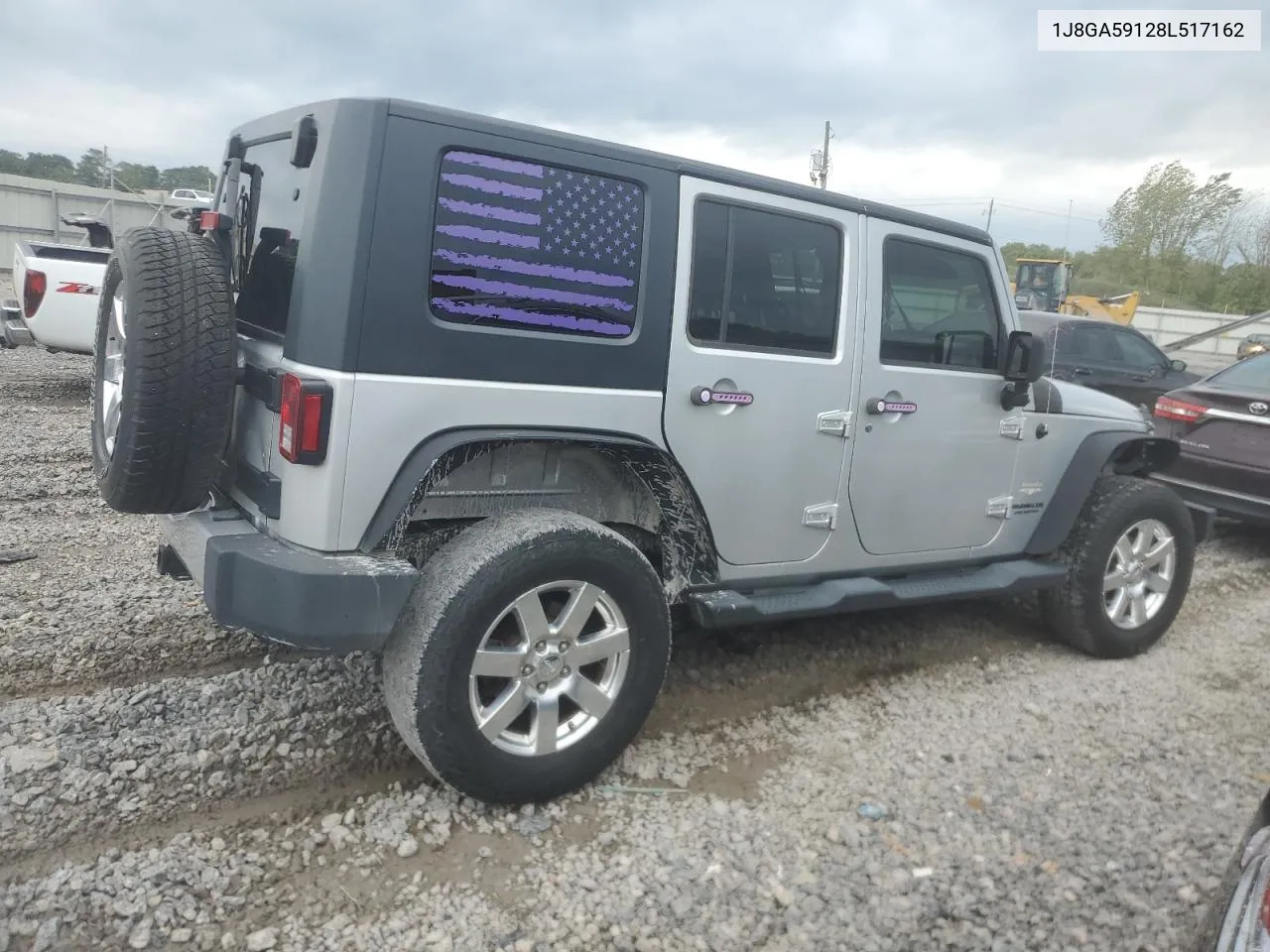 2008 Jeep Wrangler Unlimited Sahara VIN: 1J8GA59128L517162 Lot: 71540324