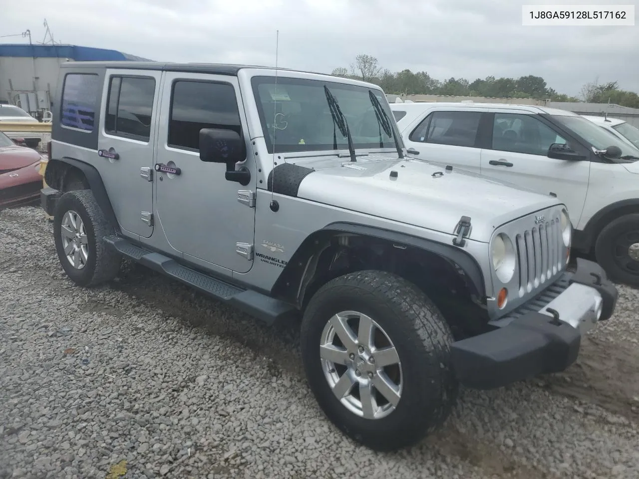 1J8GA59128L517162 2008 Jeep Wrangler Unlimited Sahara