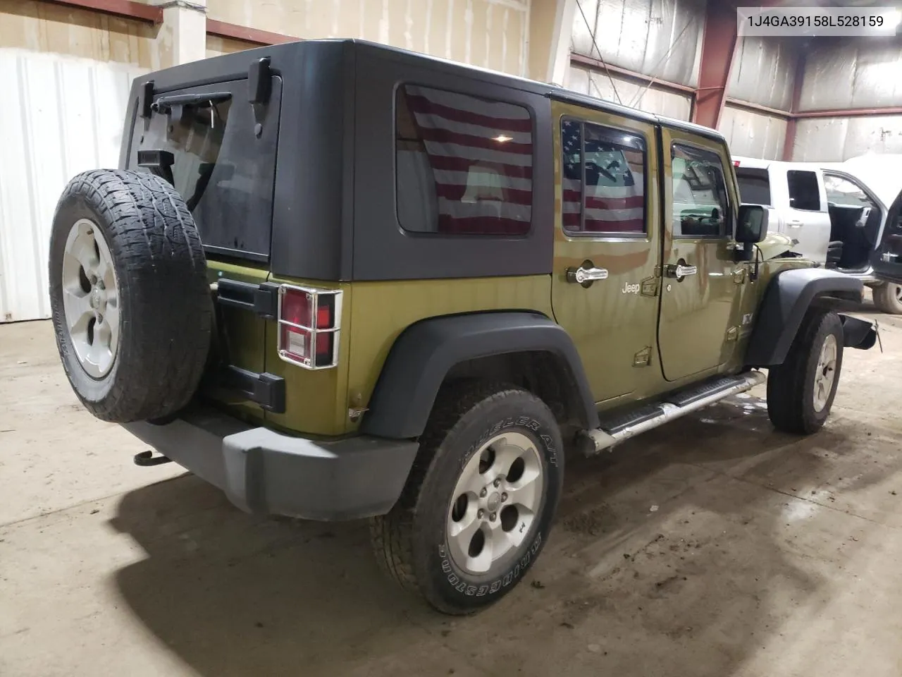 2008 Jeep Wrangler Unlimited X VIN: 1J4GA39158L528159 Lot: 71987184