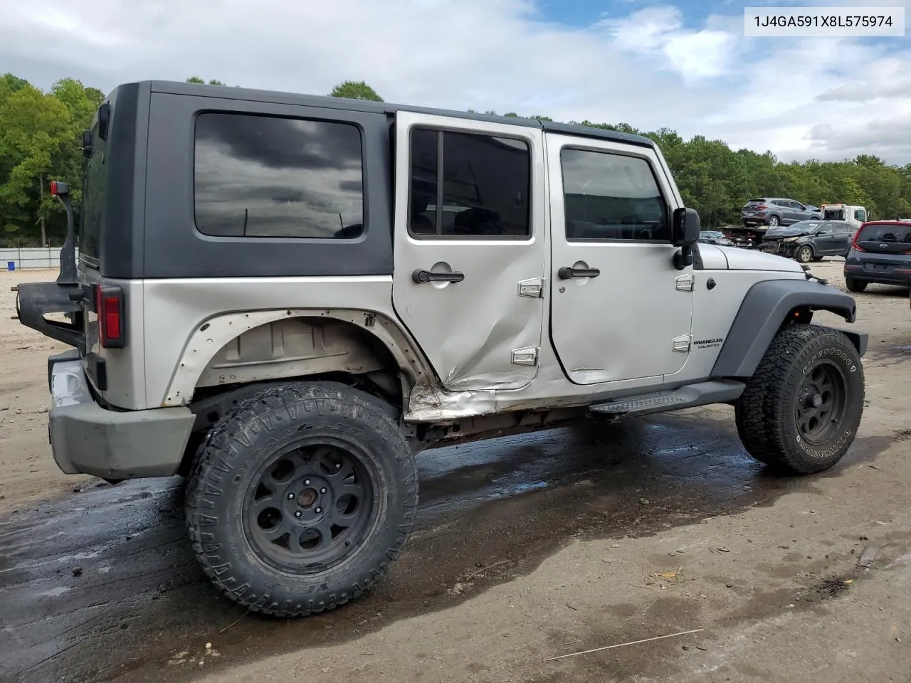 2008 Jeep Wrangler Unlimited Sahara VIN: 1J4GA591X8L575974 Lot: 72024944